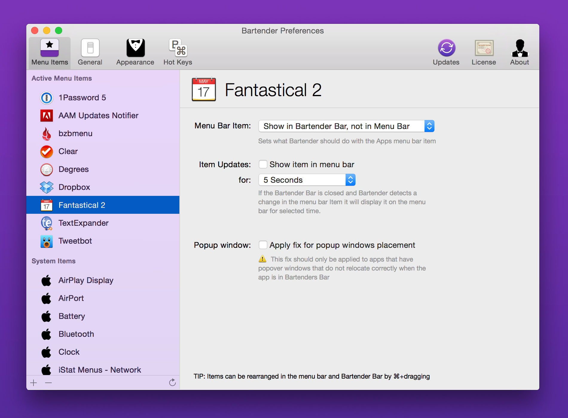 Bartender 1 0 5 – Organize Your Menubar Apps